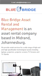 Mobile Screenshot of bluebridge.co.za